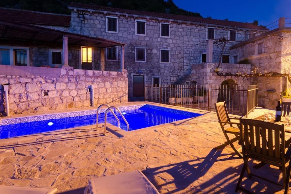 Private Pool Villa - Meditteranean Peace Slano Buitenkant foto