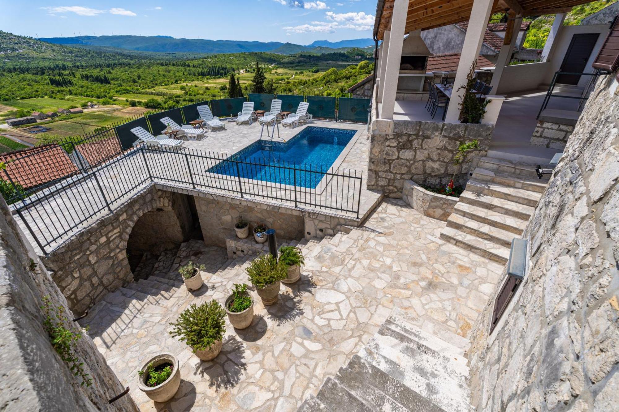 Private Pool Villa - Meditteranean Peace Slano Buitenkant foto