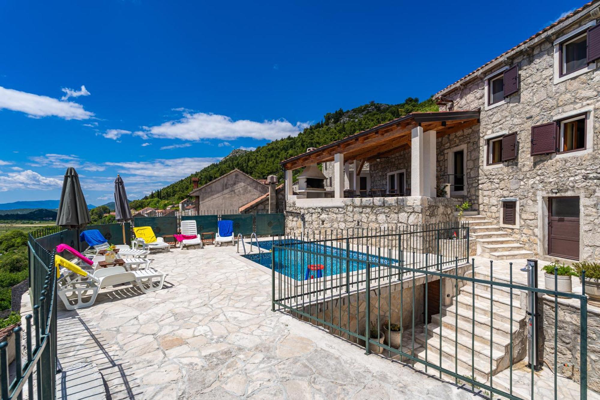 Private Pool Villa - Meditteranean Peace Slano Buitenkant foto
