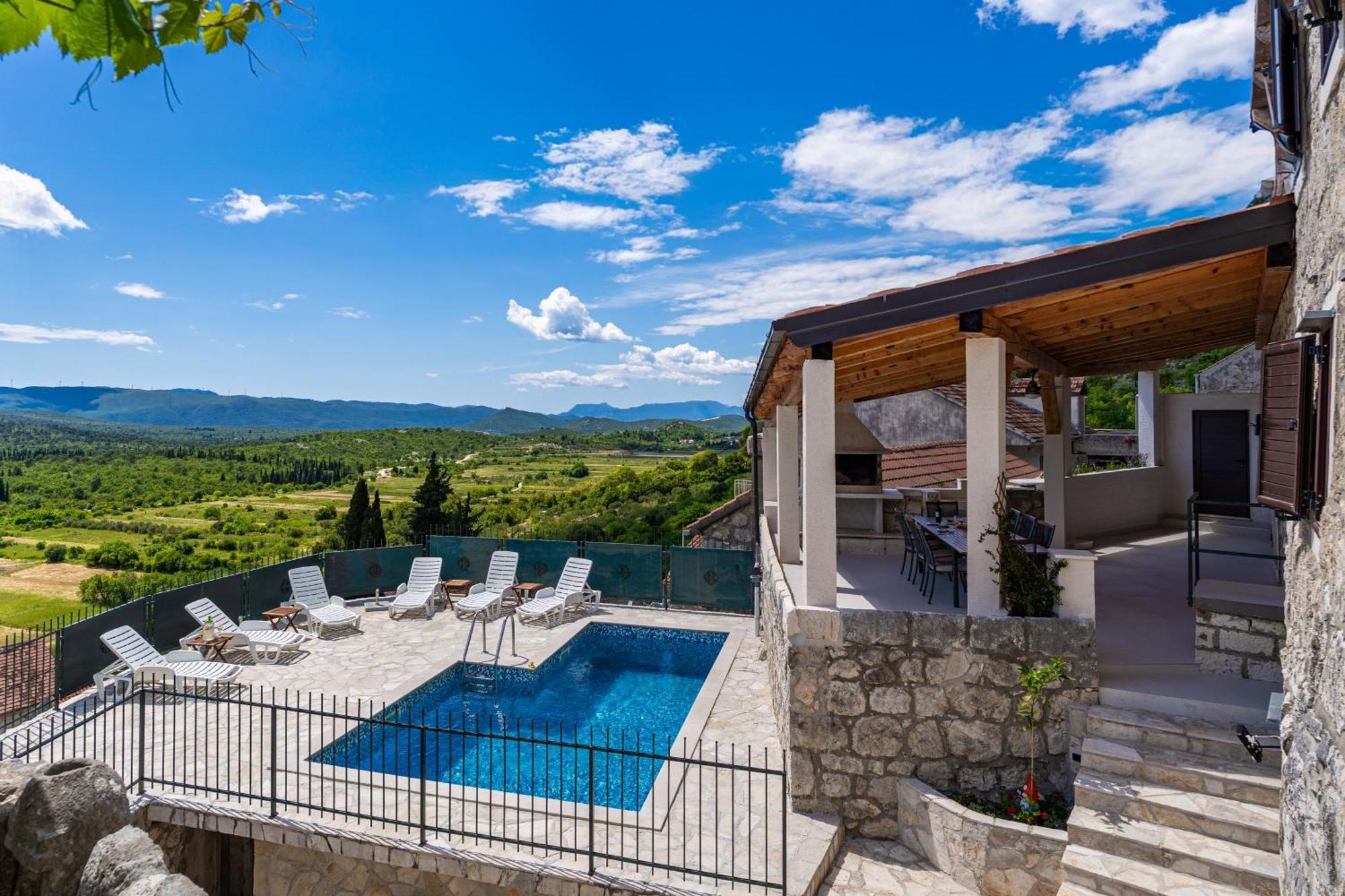 Private Pool Villa - Meditteranean Peace Slano Buitenkant foto